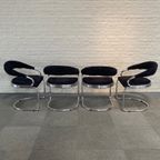 Set Van 4 Stoelen Door Giotto Stoppino Voor Kartell thumbnail 9