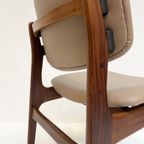 Set Massief Houten Deense Stoelen Met Skaileer, 1970’S thumbnail 13