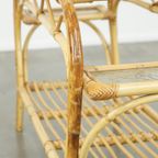 Leuke En Bijzondere Vintage Rotan Salontafel Van Rohé Noordwolde Uit De Jaren ’50 thumbnail 10