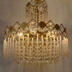 Italiaanse Opaliserende Staafjes Hanglamp Vintage Kristal thumbnail 10