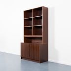 1970’S Danish Walnut Veneer Cabinet / Boekenkast / Buffetkast / Kast thumbnail 2