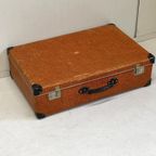 Roestbruine Koffer Vintage Brocante Opberger thumbnail 3