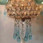 Italiaanse Hanglamp Azuur Teardrop Lamp Murano Kroonluchter thumbnail 15