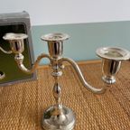 Zilveren Kandelaar Verzilverd - The Mayfair Collection thumbnail 7