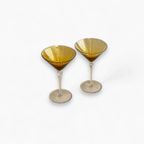 Amber Kleurig Martini,- Cocktail Glas thumbnail 3