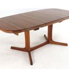 dyrlund Ovalen 1x Verlengbare Eettafel Massief Teak Vintage Deens thumbnail 17