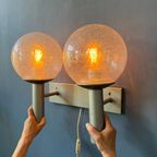 Vintage Raak Vigilante C1663 Wandlamp / Mid Century Dubbele Schans Lamp thumbnail 4