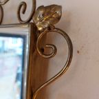 Vintage Rechthoekig Deknudt Spiegel Wandspiegel Messing thumbnail 16