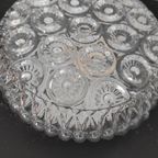 Vintage Plafondlamp Glas Rond Met Kleine Rondjes thumbnail 3
