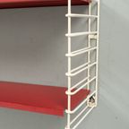 Modulair Wandrekje Met Rode Planken 71235 thumbnail 6