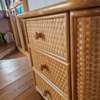 Vintage Boho Rotan Kastje. thumbnail 3