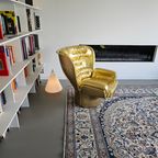 Golden Limited Edition Elda Chair By Joe Colombo For Longhi Italy No. 19/20 thumbnail 9