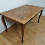 Brocante Queen Ann Eettafel, Eetkamertafel Uitschuifbaar, Eethoek thumbnail 12