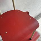 Rare Vintage Brabantia Red Chairs thumbnail 8