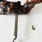 Vintage Franse Bernard Siret Kurkentrekker 6 Wortelhout Wijnstok 1930’s thumbnail 4