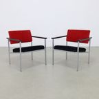 2x Minimalistische Fauteuil Compact Model, 1960s thumbnail 2