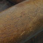 Vintage Stoere Schapenleren Armchair Met Een Hoge Rug En Een Goed Zitcomfort thumbnail 15