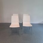 Marco Maran For Knoll – Gigi Chairs White, Set Of 8 thumbnail 16