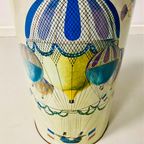Vintage Xxl Piero Fornasetti Balloon Festival Opberg Blik Prullenbak Jaren 60 Made In Italy thumbnail 5