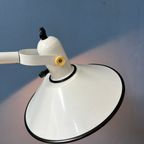 Witte Anvia Bureaulamp - Tafellamp Uit Het Midden Van De Eeuw - Vintage Kantoorlicht thumbnail 6