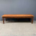 Grote Grenenhouten Kloostertafel Met Lades thumbnail 26
