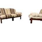 Set Van 3 Vintage Modulaire Fauteuils / Elementenbank thumbnail 16