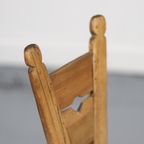 Landelijke Antieke Primitieve Driepoot Stoel thumbnail 3