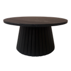 Salontafel Zwart Marmer - Mary - Dia 70 X H 2 (3,2) Cm - Edgar - Poot - Zwart thumbnail 7