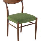 Set 4 Vintage Lübke Stoelen 'Waldbrunn' New Upholstery thumbnail 3