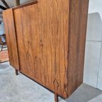 Mid Century Pallisander Fineer Klerenkast 4 Deurs Deens thumbnail 6