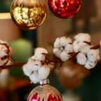 Oude Glitter Kerstversiering thumbnail 5