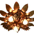 Vintage Plafondlamp Plafonniere Willy Daro Hollywood Regency thumbnail 9