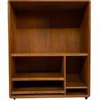 Vintage Dyrlund Tv Audio Meubel Lp Kast Teak Design thumbnail 5