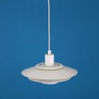 Fantastische JEKA Metaltryk Hanglamp | Deens Ontwerp | Lampje Uit De Jaren 70 | Model Gloria 3030 thumbnail 9