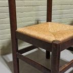 Vintage 4 Eetkamerstoelen, Vico Magistretti Stijl thumbnail 9