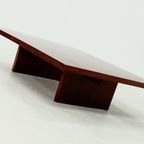 Large Bamboo And Wood Coffee Table By Axel Vervoordt 1980s thumbnail 4