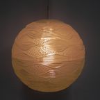 Vintage Hanglamp Met Ronde Kunststof Bol thumbnail 13