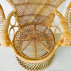 Vintage Rieten Pauwenstoel Peacock Chair Rotan 1970’S thumbnail 8