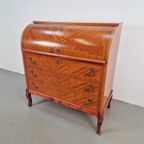 Vintage Rolbureau Egon Ostergaard Secretair '60 Zweden Desk thumbnail 7