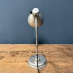 Zilvergrijze Bauhaus Bureaulamp thumbnail 10