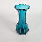 Murano - Vaas - Aqua Blauw - Italie - 3E Kwart 20E Eeuw thumbnail 3
