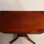 Regency Opvouwbaar Mahonie Kaarttafel / Sidetable thumbnail 8