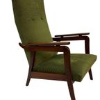 Vintage Fauteuil Set Van Twee Teakhouten Fauteuils Jaren 60 thumbnail 6