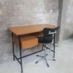 60's Vintage Bureau Werktafel Toonbank Balie thumbnail 2