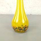 Vintage Gele Glazen Vaas / Soliflore thumbnail 4