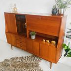 Deens Design Vintage Highboard Vitrinekast 1960’S thumbnail 6