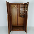 Prachtige Engelse Art Deco Burrnut-Garderobe thumbnail 24