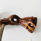 Vintage Franse Laurent Siret Kurkentrekker 1 Wortelhout Wijnrank 1930’s thumbnail 4