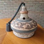 70's Vintage Hanglamp Keramieke Hanglamp Retro Stijl thumbnail 4