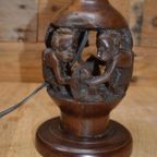 Schemerlamp Mens Figuur Tropisch Hout thumbnail 6